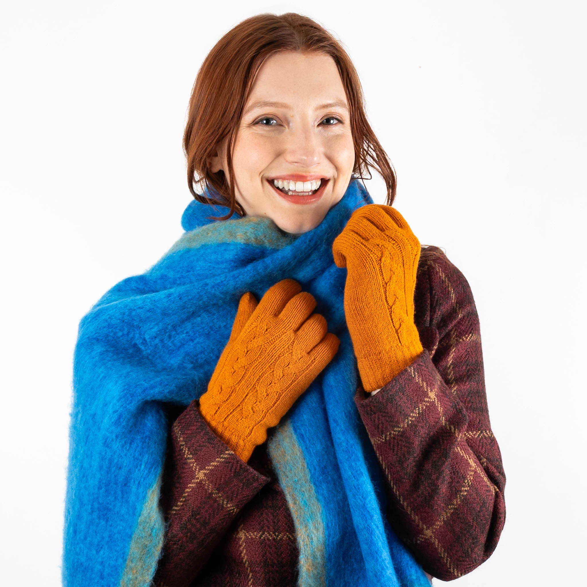Women's Cable Knit Gloves - Image 79