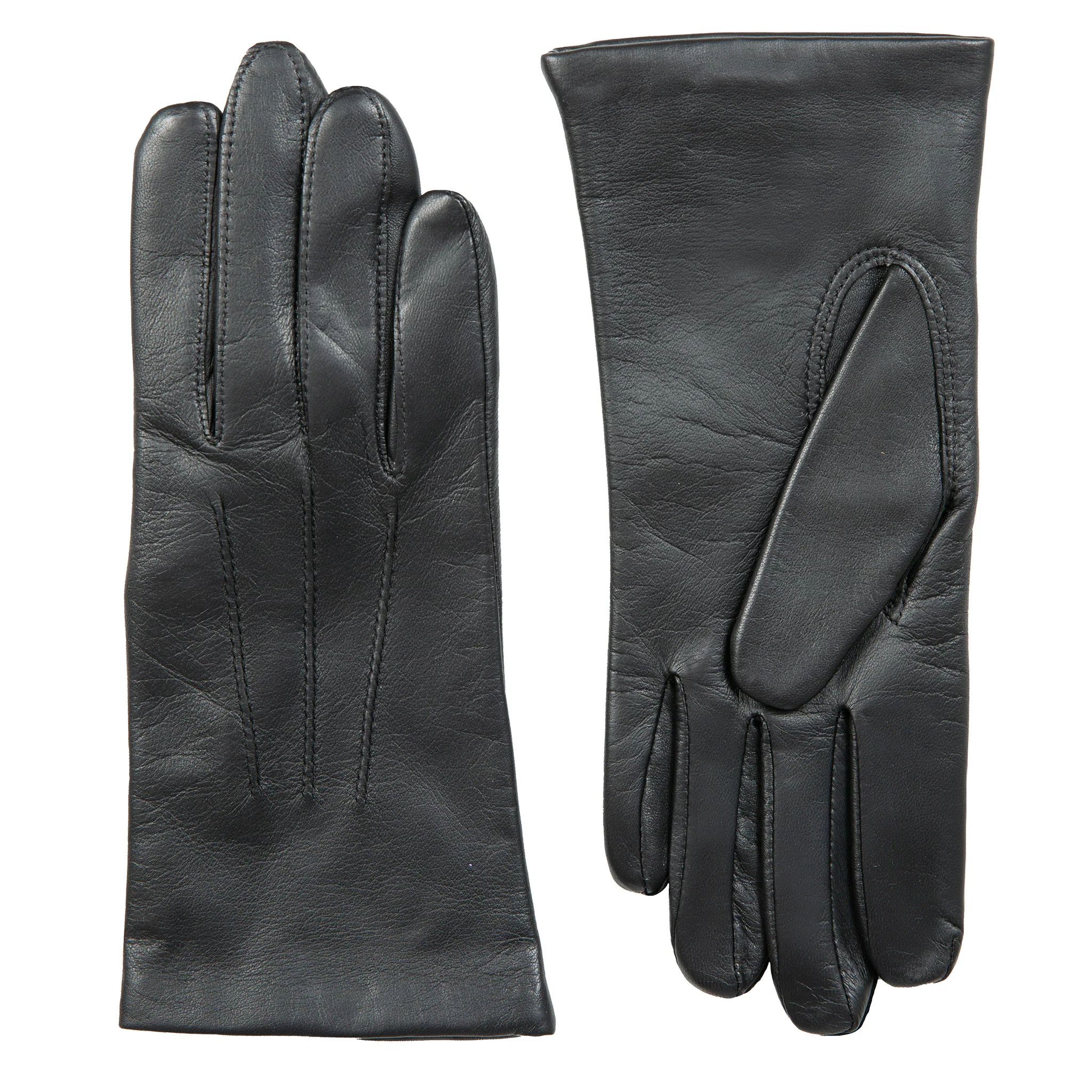 Women's Three-Point Lined Leather Gloves - Image 53