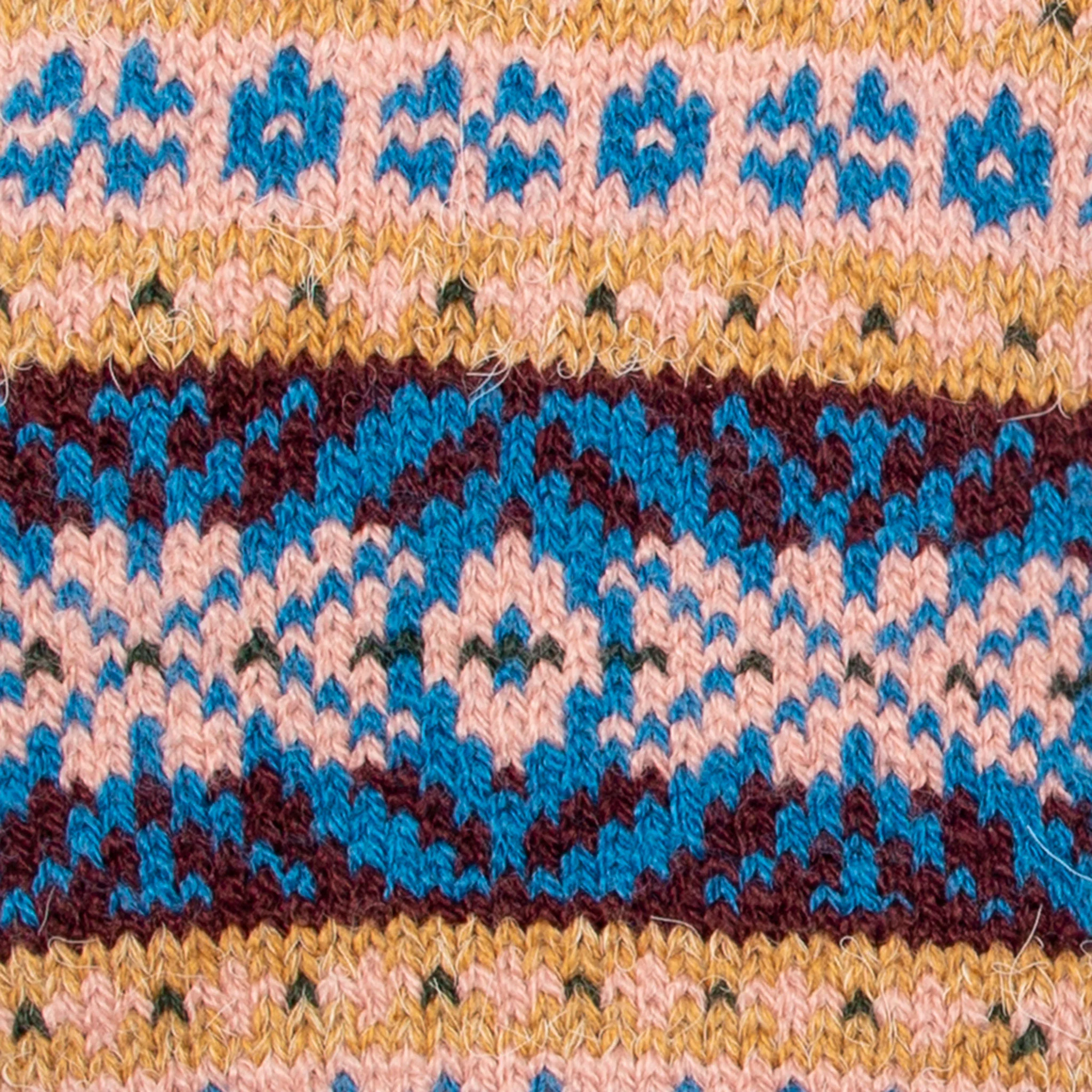 Women's Jacquard Fair Isle Knitted Gloves - Image 11
