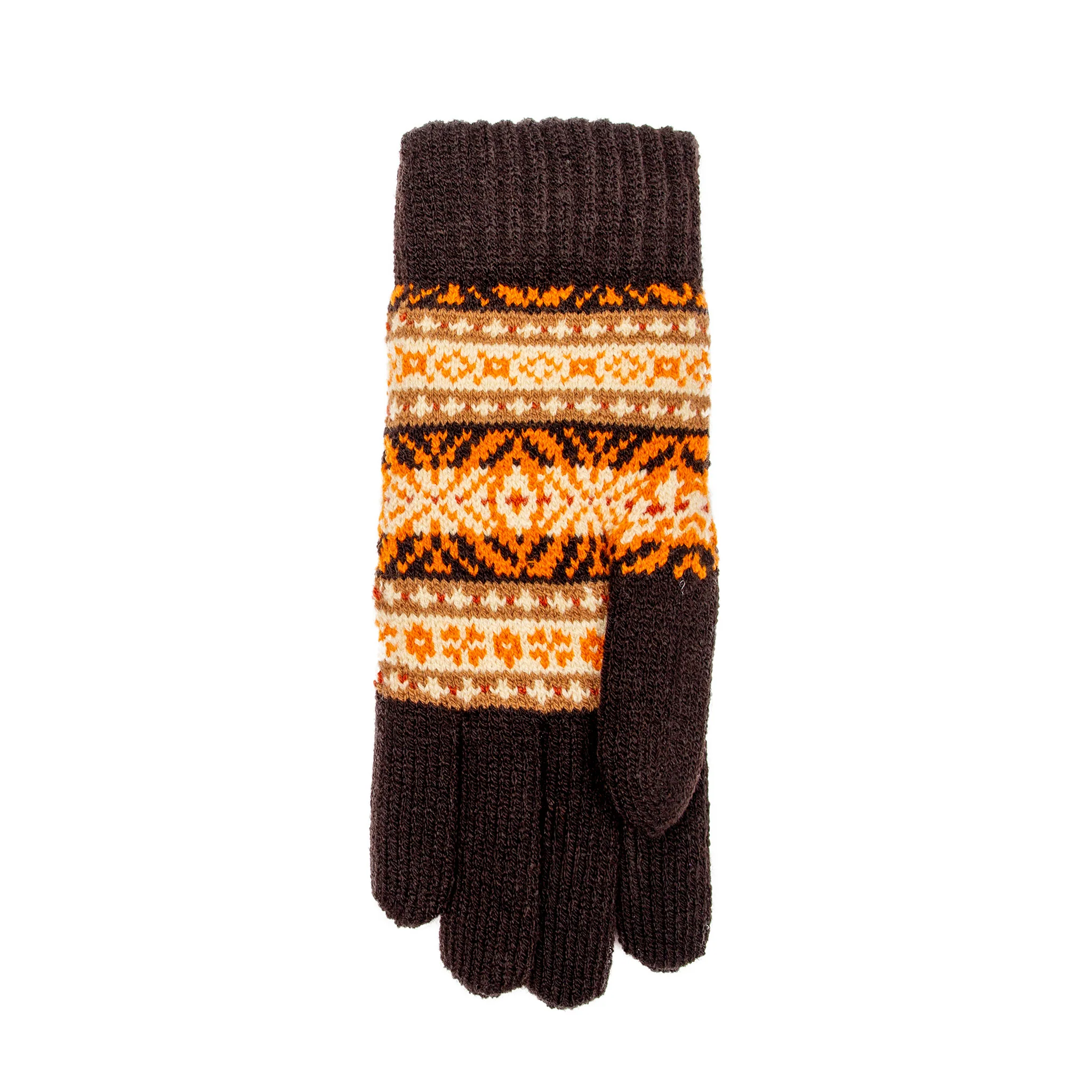 Women's Jacquard Fair Isle Knitted Gloves - Image 18