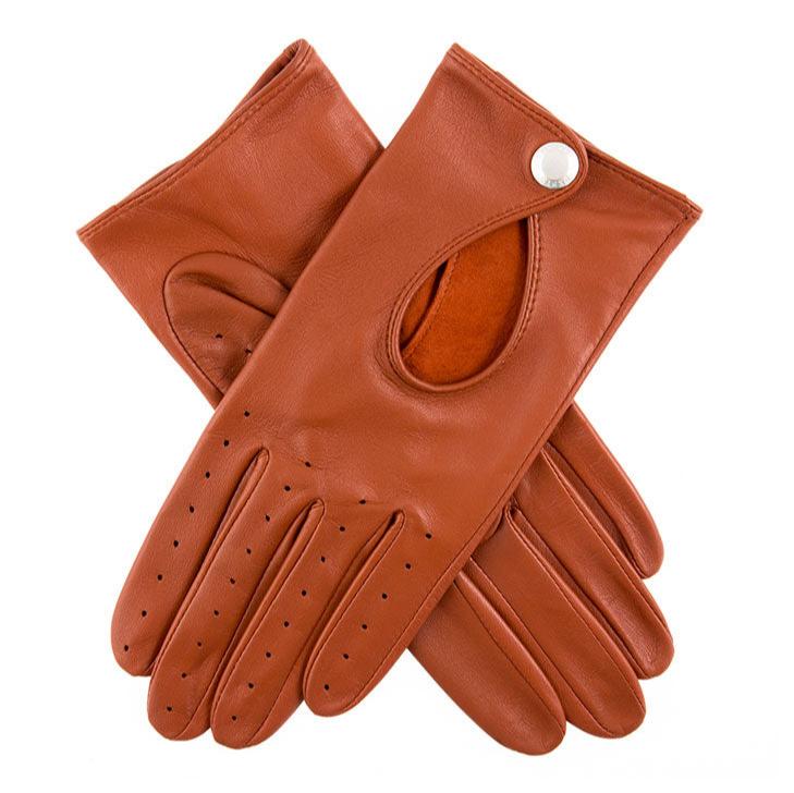 Women's Leather Driving Gloves - Image 71