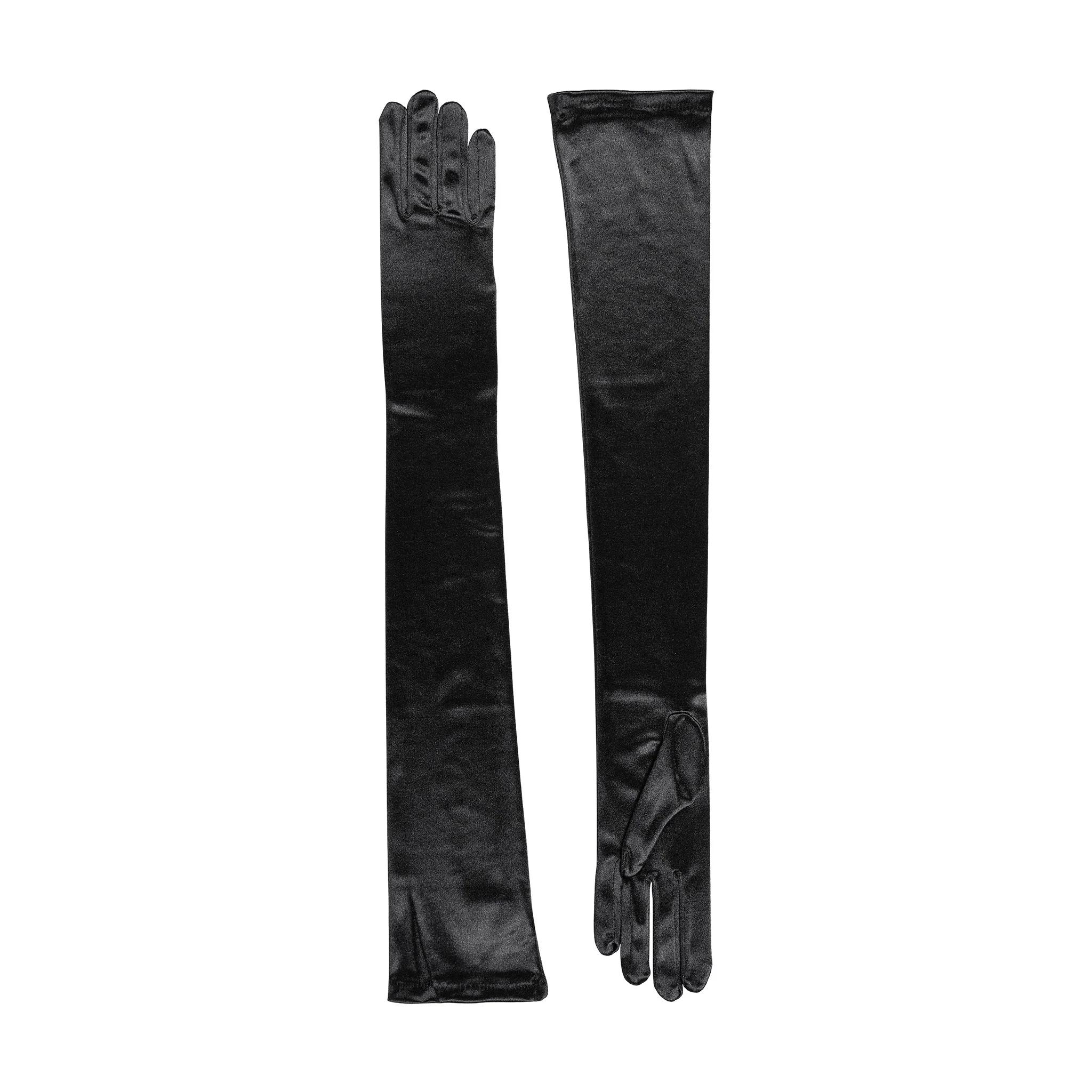 Women's Long Opera Satin Gloves - Image 17