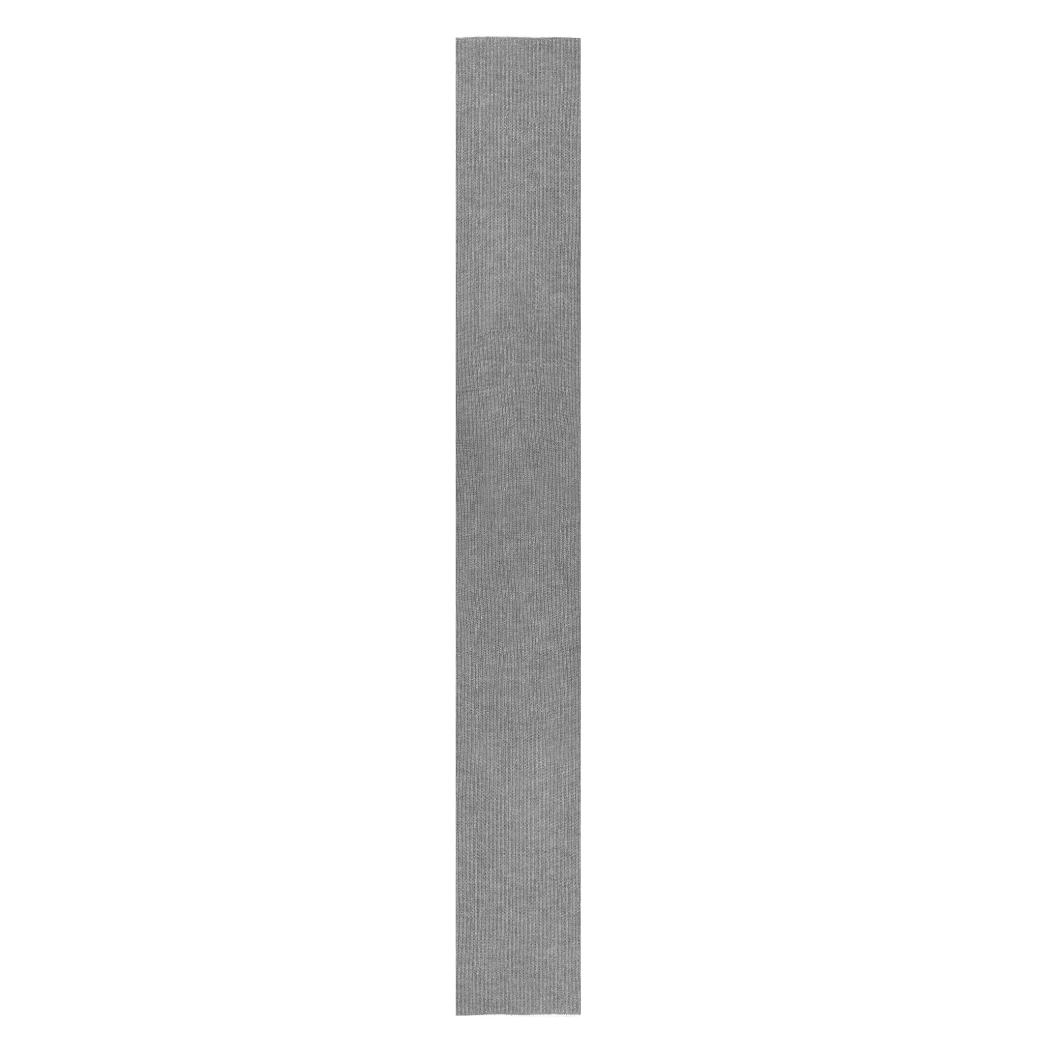 Women's Ribbed Knit Scarf with Metallic Yarn - Image 8