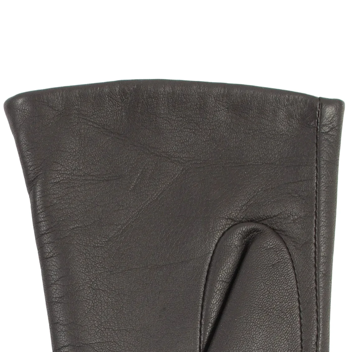 Women's Single-Point Fleece-Lined Leather Gloves - Image 6