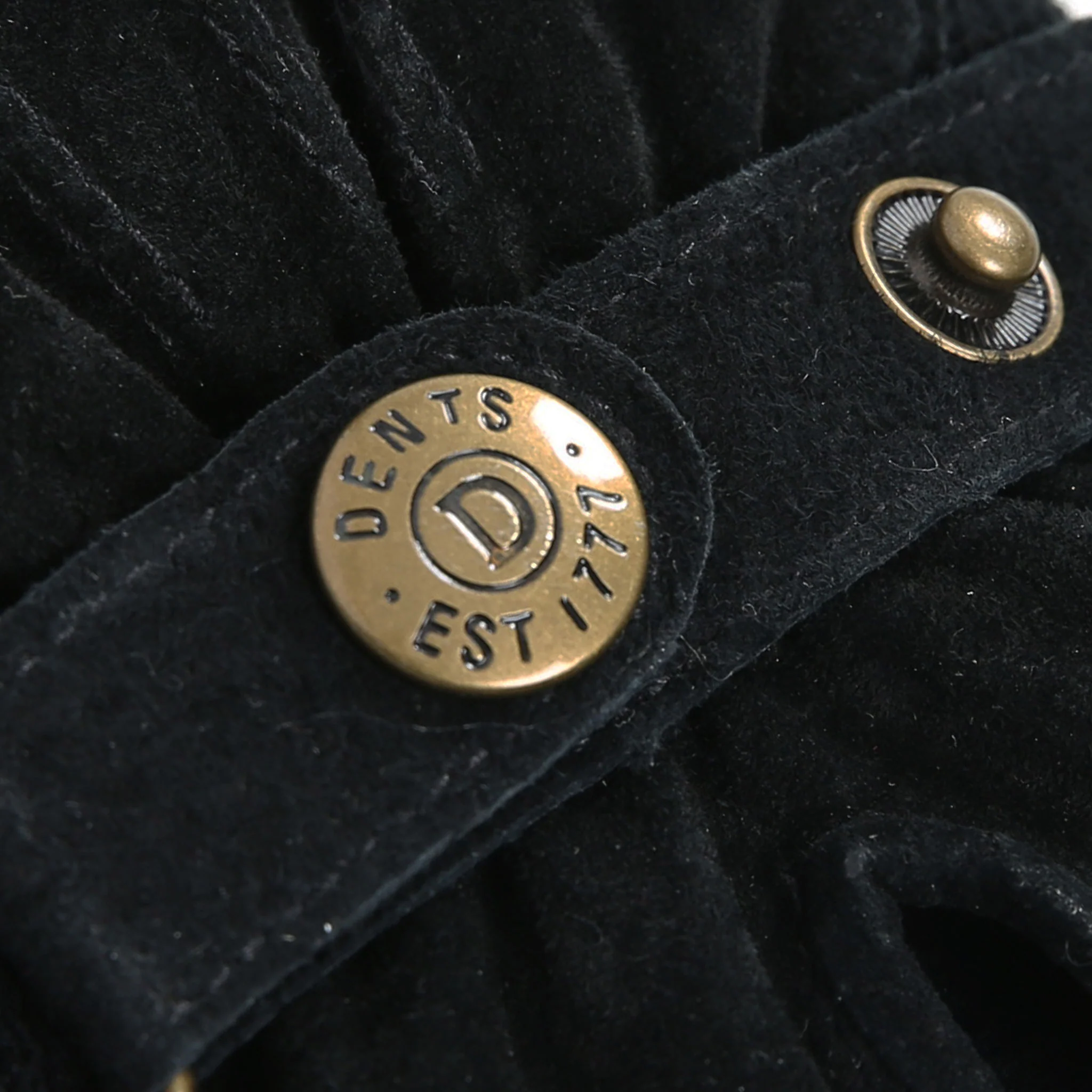 Women's Three-Point Fleece-Lined Suede Gloves - Image 12