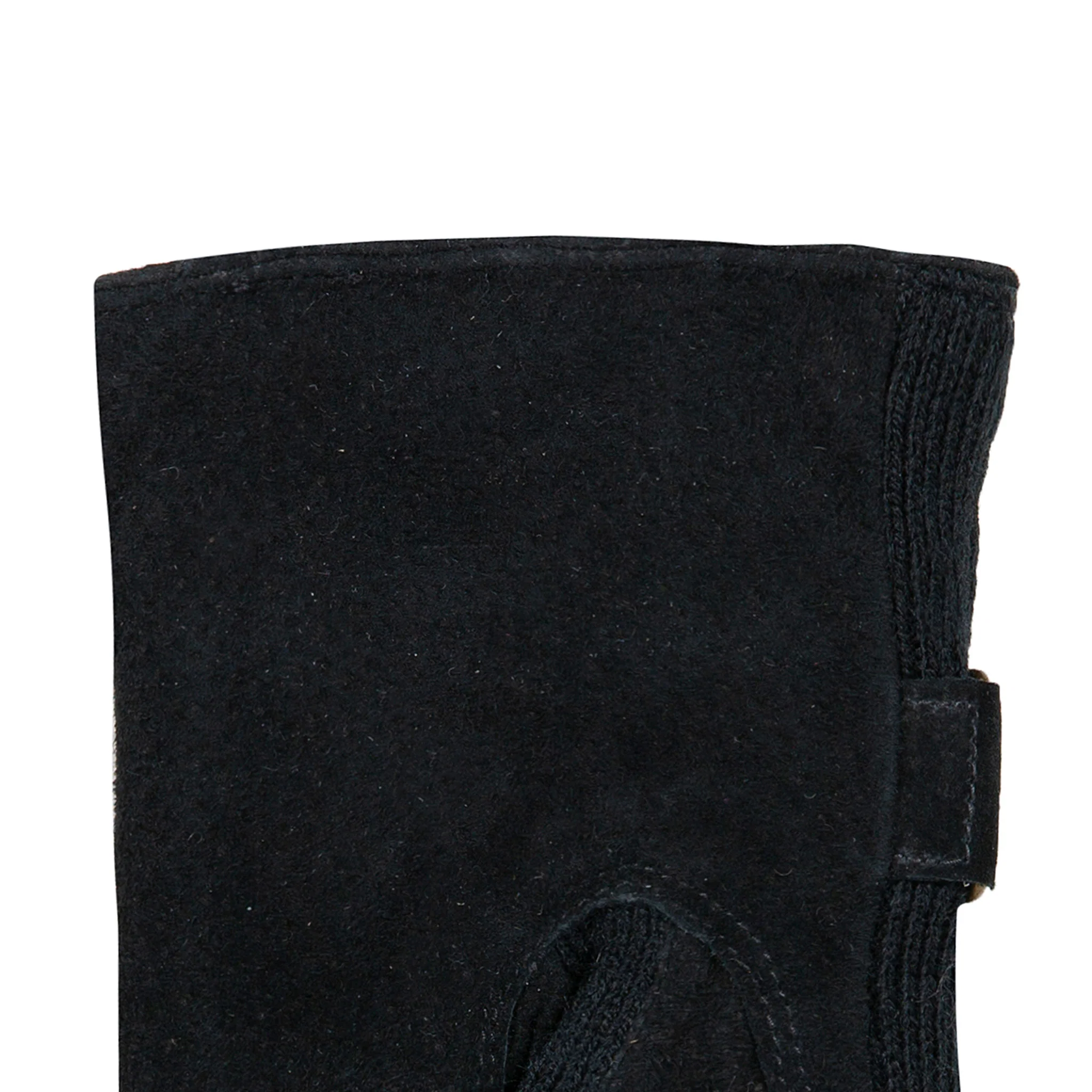 Women's Three-Point Fleece-Lined Suede Gloves - Image 8