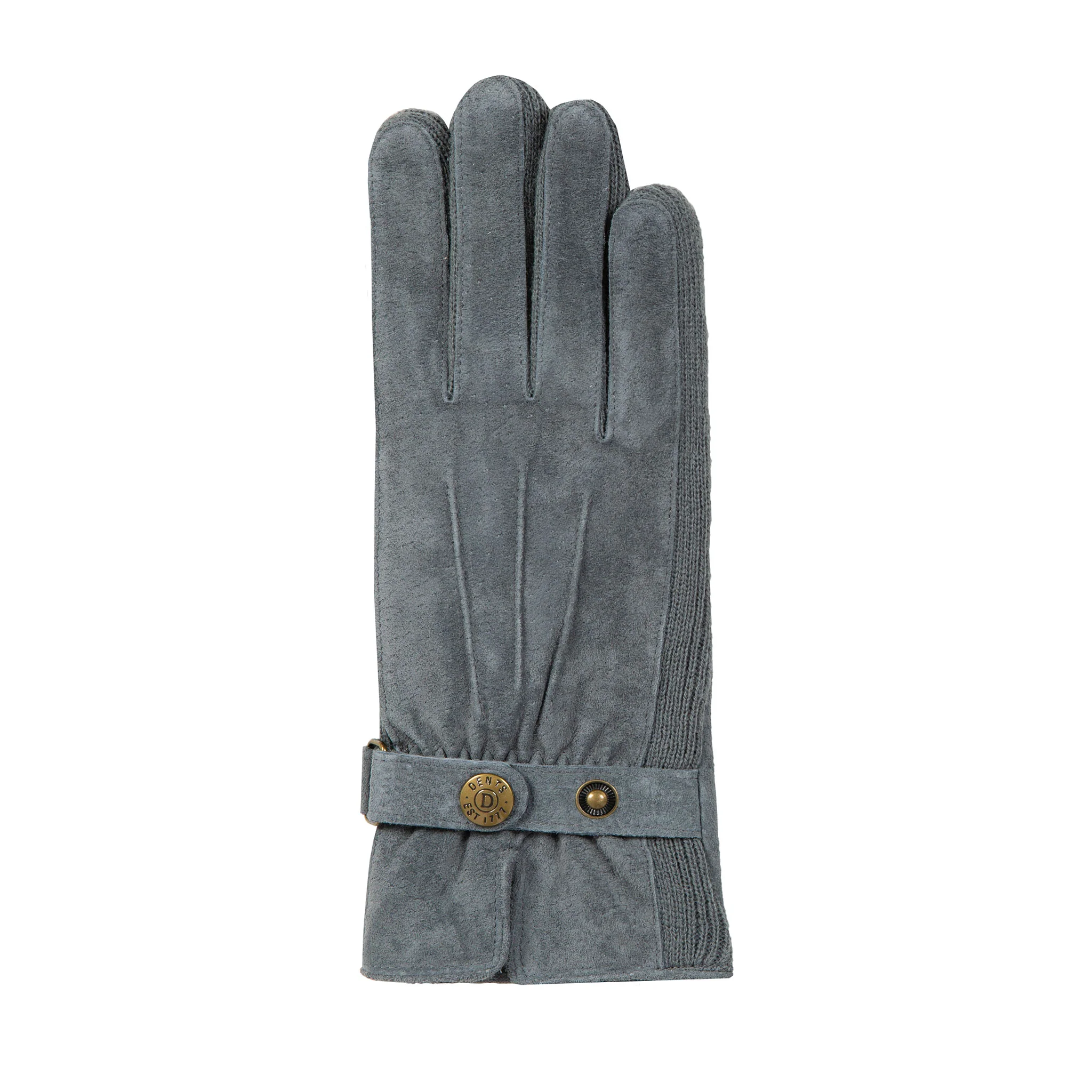 Women's Three-Point Fleece-Lined Suede Gloves - Image 5