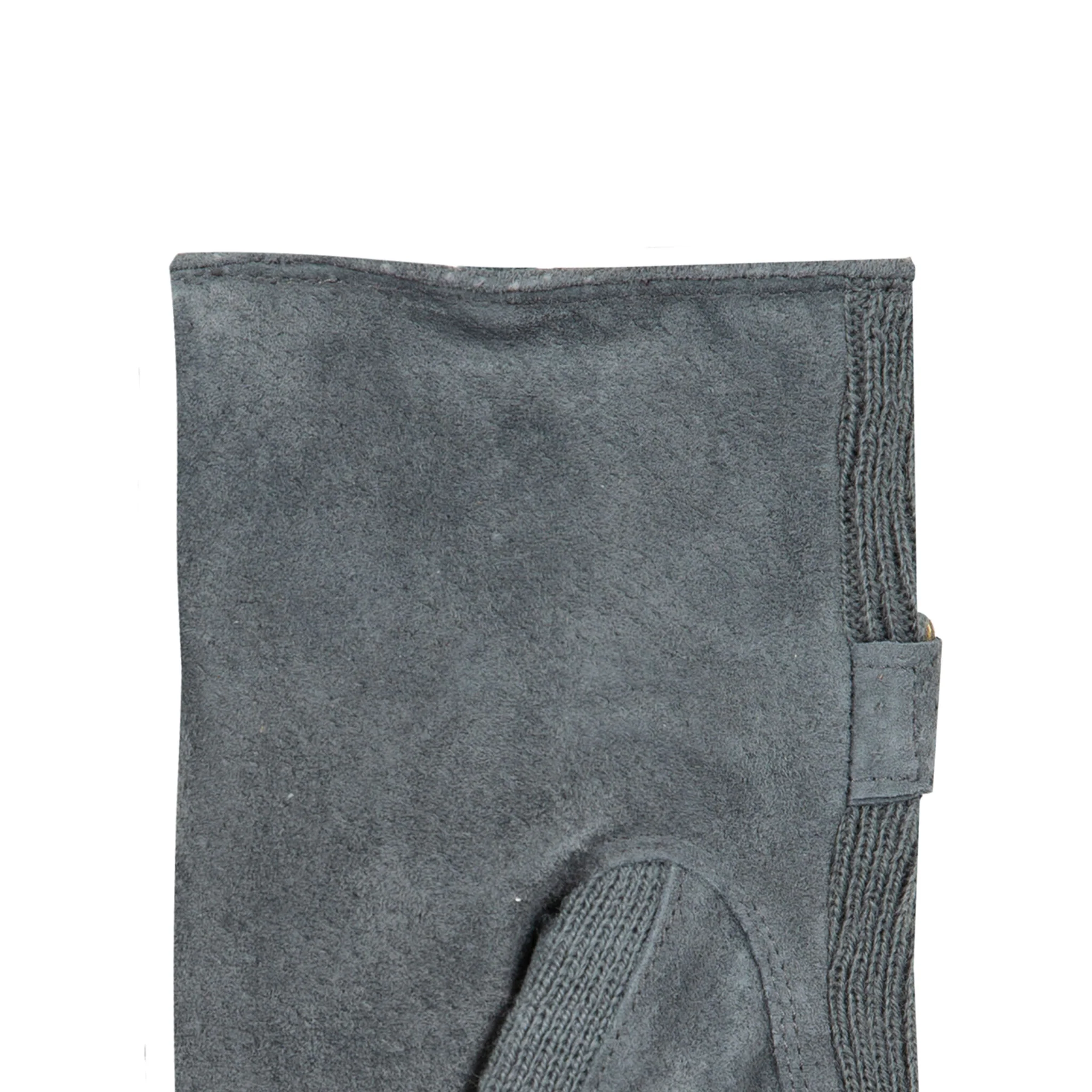 Women's Three-Point Fleece-Lined Suede Gloves - Image 8
