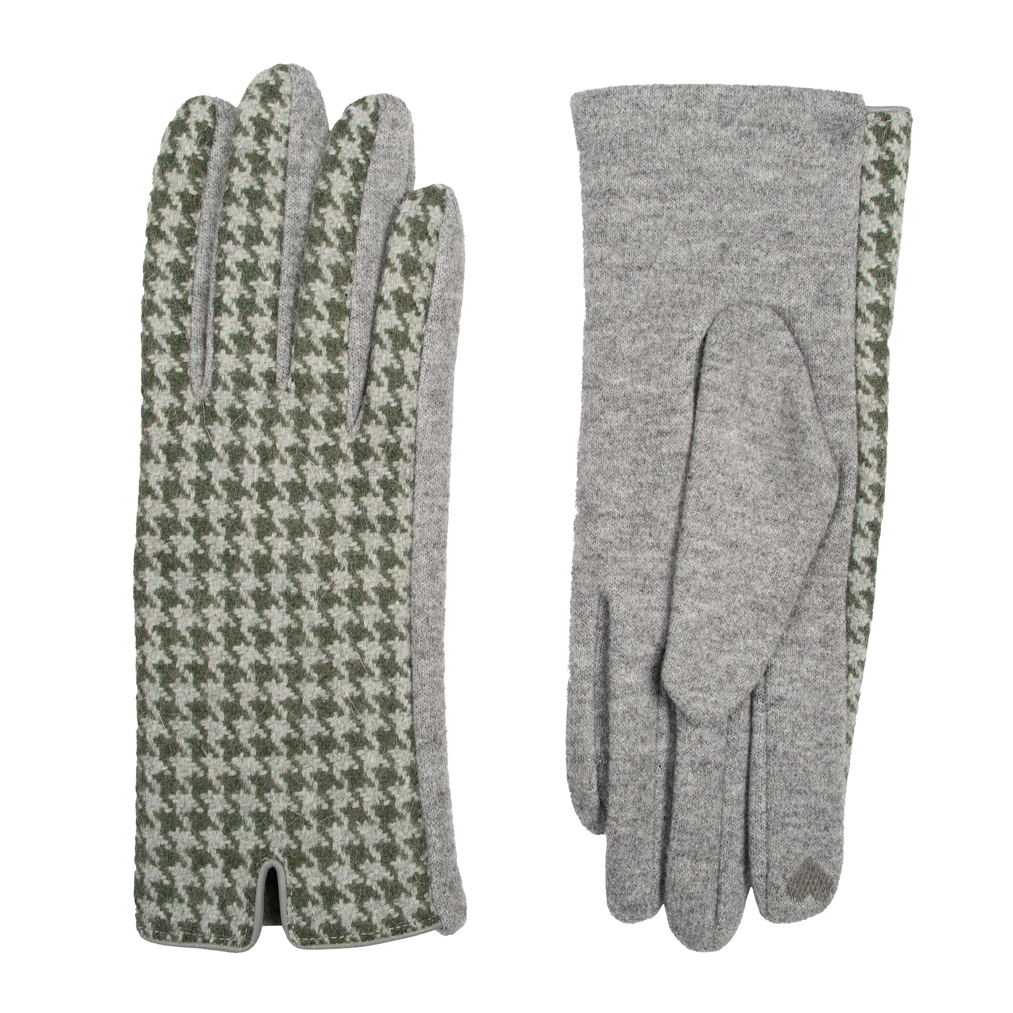 Women's Touchscreen Gloves with Dogtooth Design - Image 36