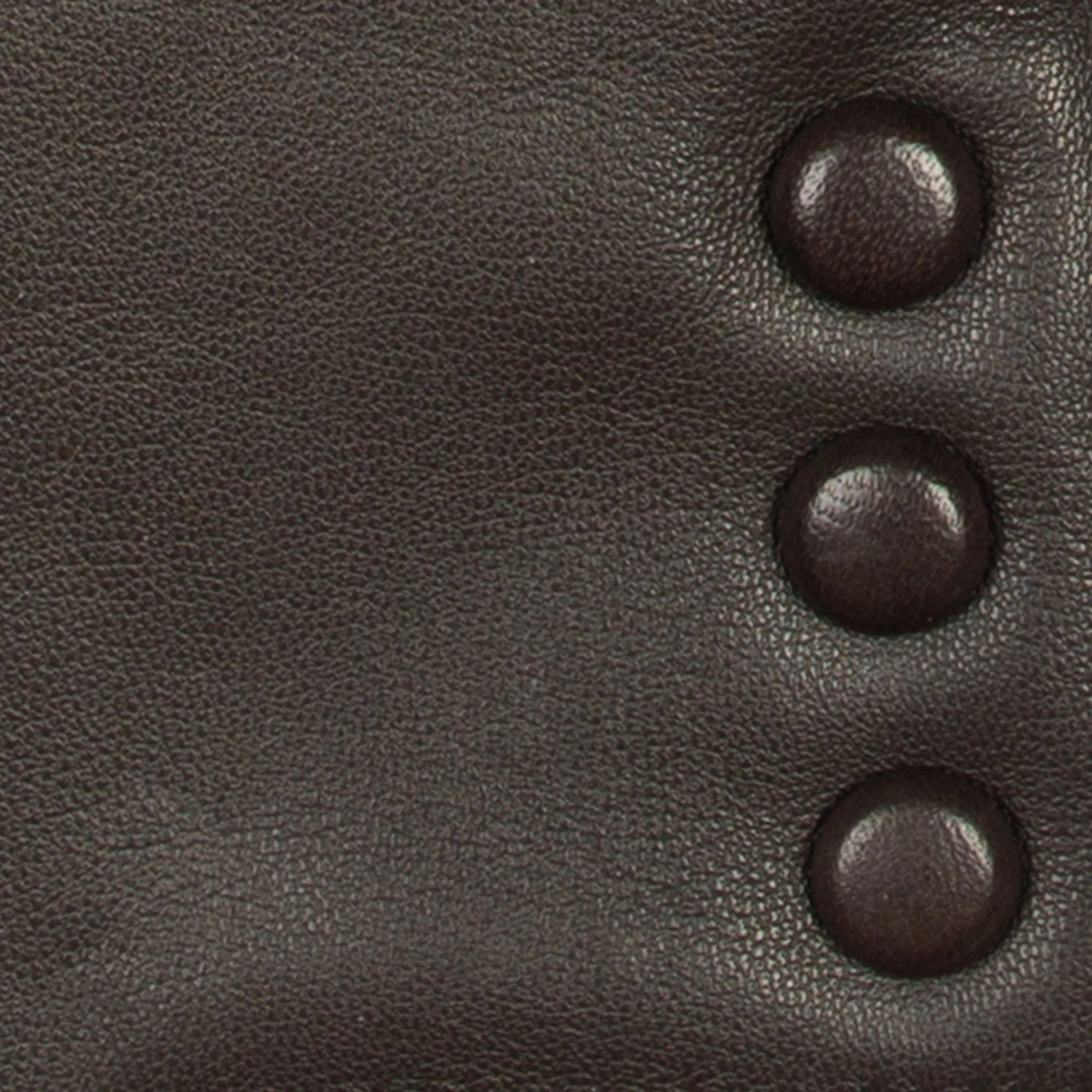 Women's Touchscreen Water-Resistant Faux Fur-Lined Leather Gloves with Buttons - Image 45